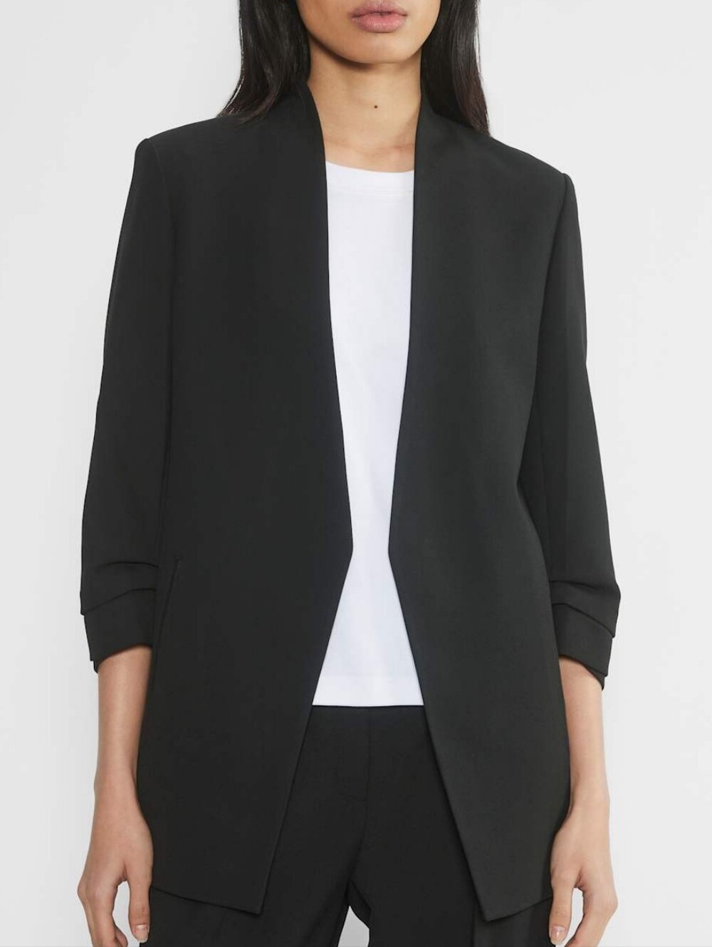 Aritzia Babaton Black Power Blazer Suit Jacket Sz 6 Professional Preppy Business